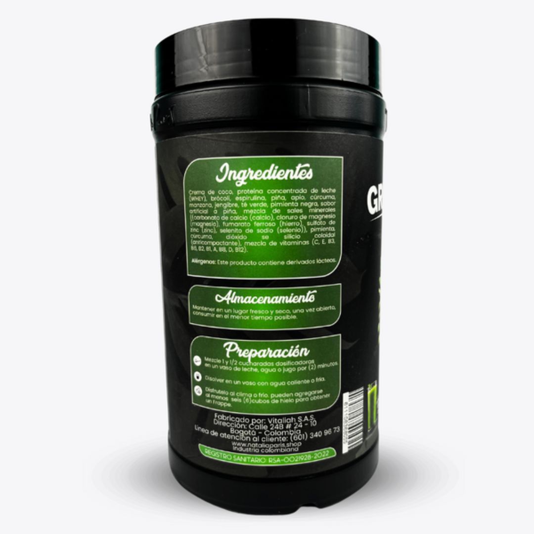🌿 Green Effect Batido Verde – Superalimentos en cada sorbo! 🍃🥥