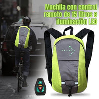 Morral Reflectivo con Direccionales LED - SafeRide Pro™ 🚲✨