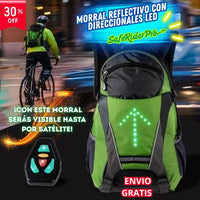 Morral Reflectivo con Direccionales LED - SafeRide Pro™ 🚲✨