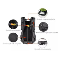 Morral Reflectivo con Direccionales LED - SafeRide Pro™ 🚲✨