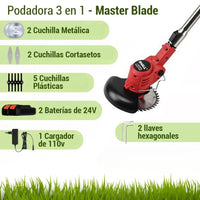 Guadaña Inalámbrica MultiCorte Pro™ - Potencia y Precisión al Instante 🔋🌿