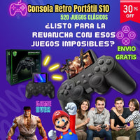 Consola Juegos Portátil S10 520 Clasicos