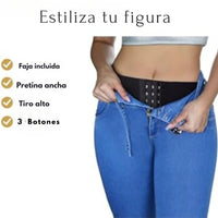 Jean Control Abdomen con Faja Interna – MoldeaFit Pro™ ✨👖