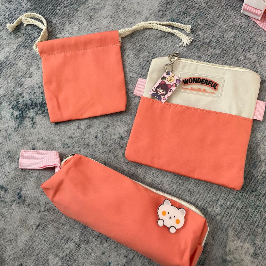 Kit Escolar Kawaii 5 en 1 – SweetPack Pro™ 🐻🎒