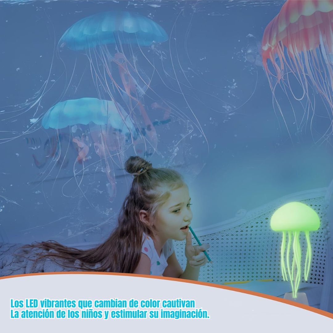 Lámpara Medusa Recargable - OceanGlow™ 🌊✨