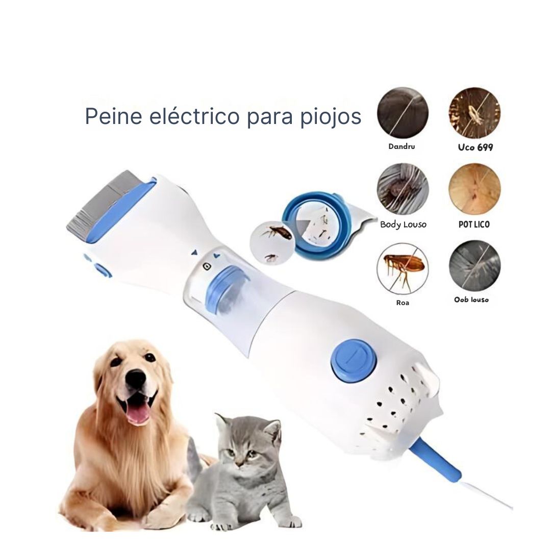 Peine Eliminador de Piojos y Pulgas ProSafe™ 🐾✨