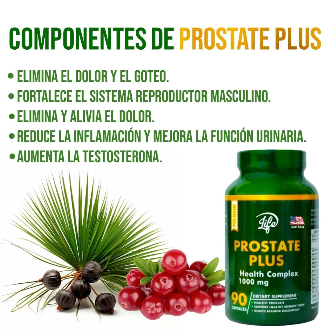 Prostate Plus X™ - Fórmula Natural para el Bienestar Masculino 🌿💪