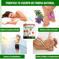Parches para Cuidado de Pies - Kinoki™ 🌿🦶
