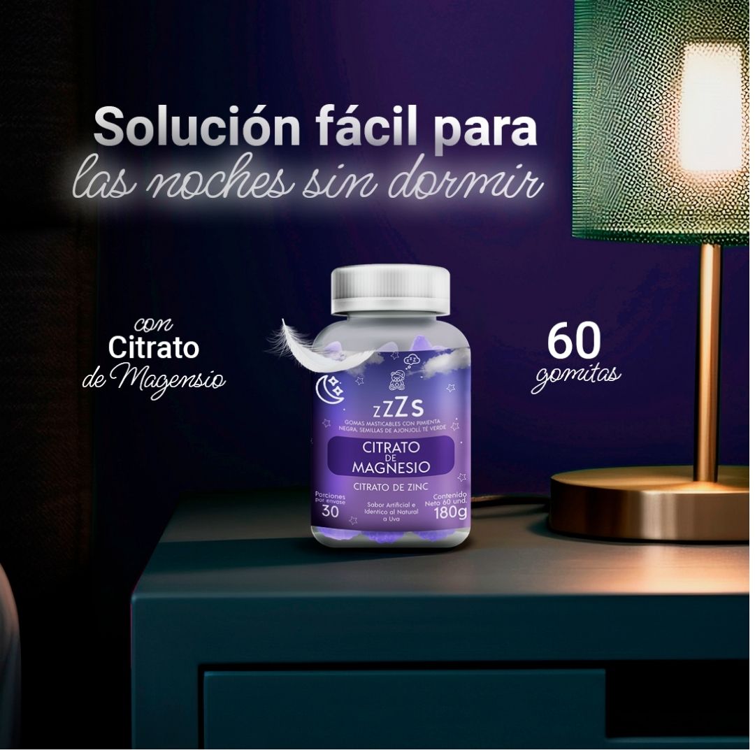 🛌✨ Gomitas de Magnesio SleepyZ - Descansa Profundamente 🌙😴