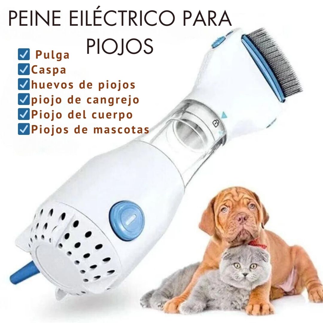 Peine Eliminador de Piojos y Pulgas ProSafe™ 🐾✨