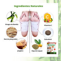 Parches para Cuidado de Pies - Kinoki™ 🌿🦶