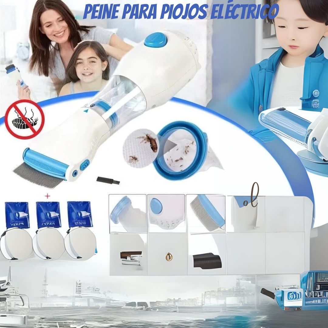 Peine Eliminador de Piojos y Pulgas ProSafe™ 🐾✨