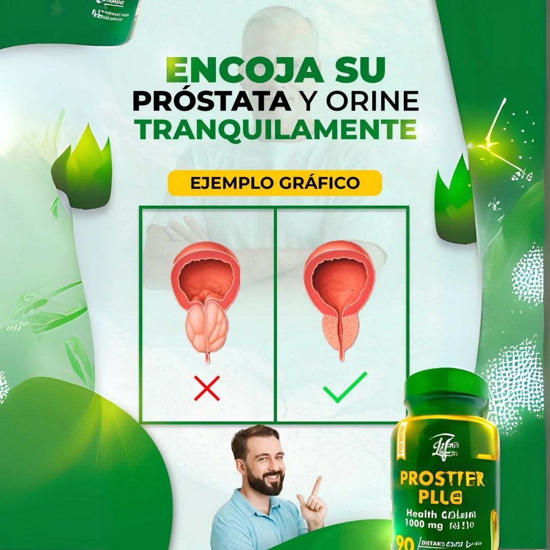 Prostate Plus X™ - Fórmula Natural para el Bienestar Masculino 🌿💪