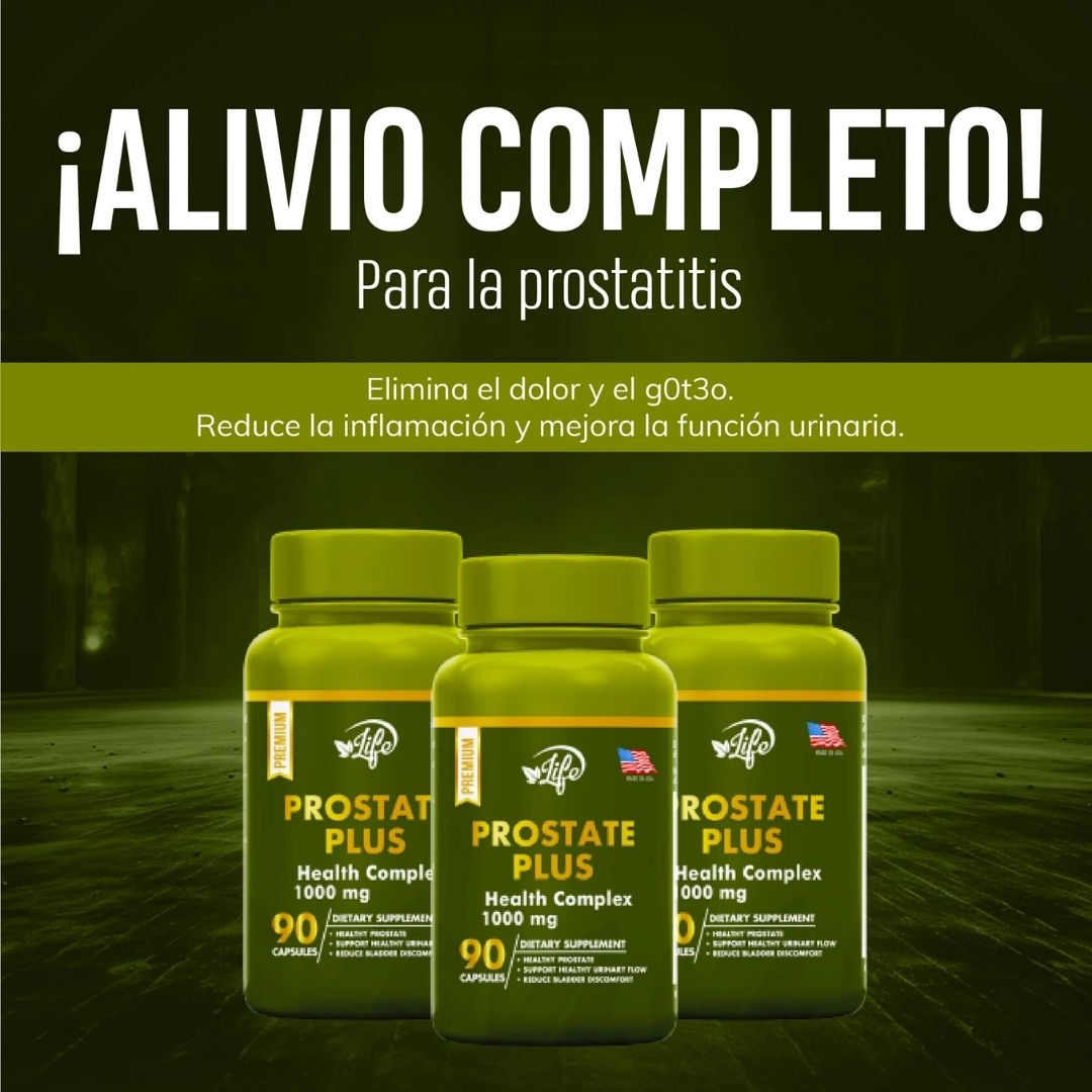 Prostate Plus X™ - Fórmula Natural para el Bienestar Masculino 🌿💪
