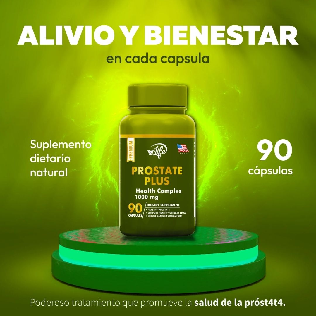 Prostate Plus X™ - Fórmula Natural para el Bienestar Masculino 🌿💪