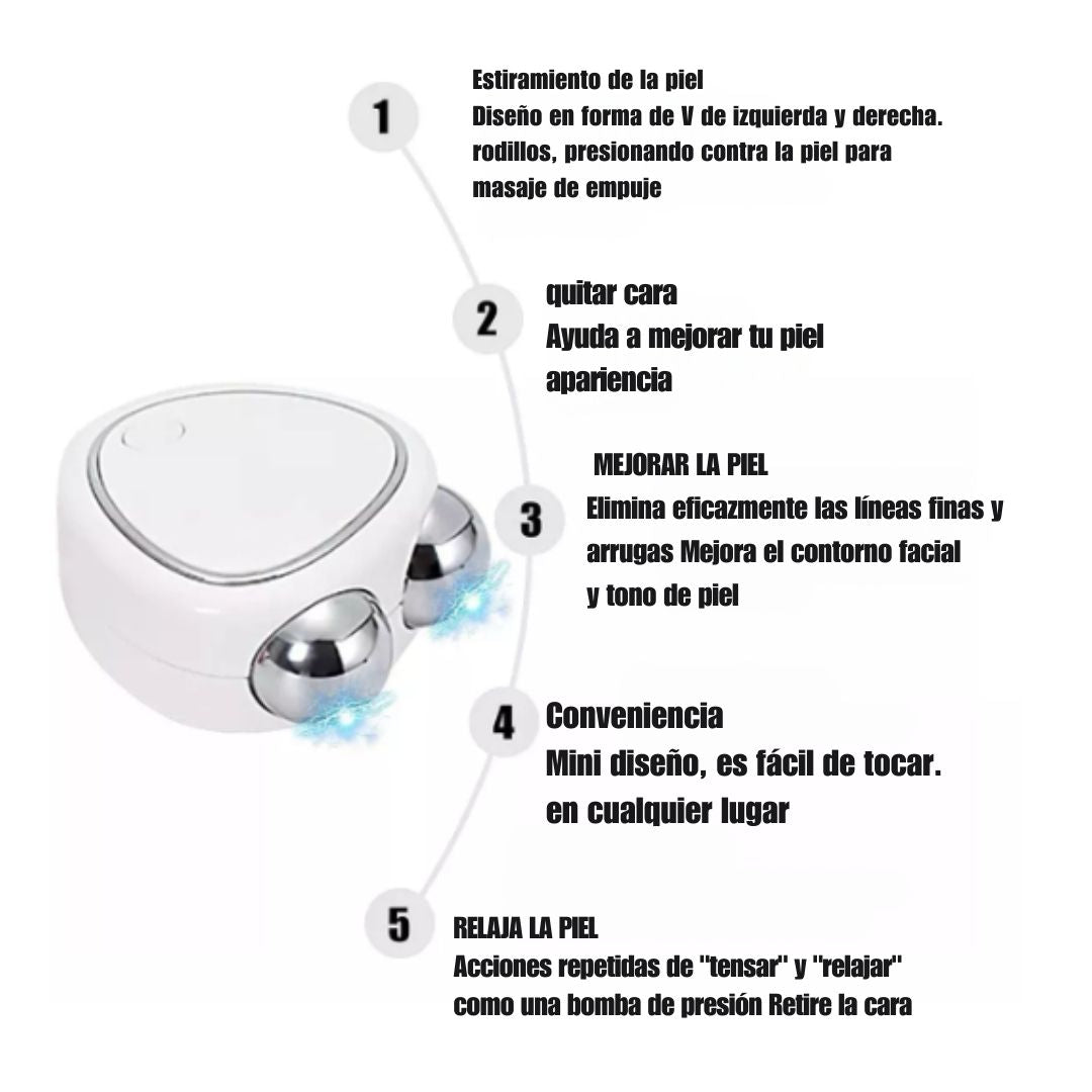 🌟 Masajeador Facial Reafirmante™ – Tecnología de Microcorriente 💆♀️✨