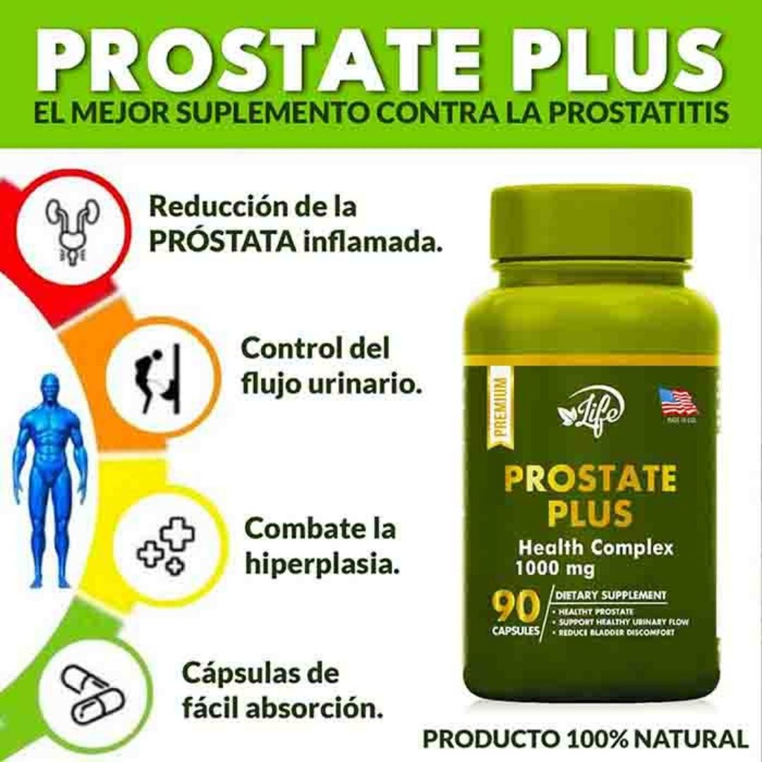 Prostate Plus X™ - Fórmula Natural para el Bienestar Masculino 🌿💪