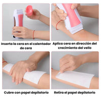 Kit Depilación Roll-On Pro™ - Suavidad Inmediata en Casa 💖✨