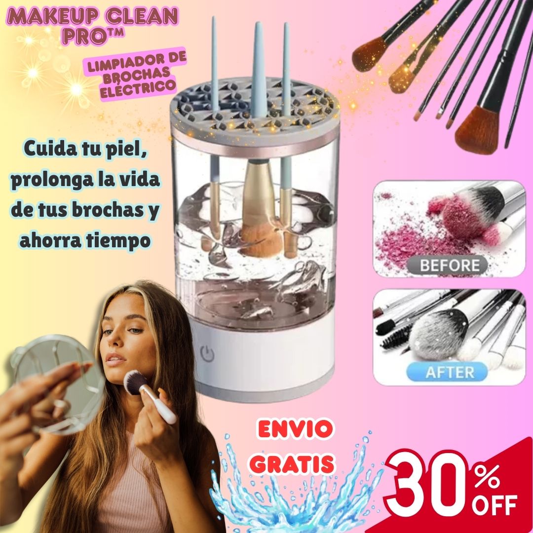 🌀 Limpiador de Brochas Eléctrico - MakeUp Clean Pro™ 💄✨