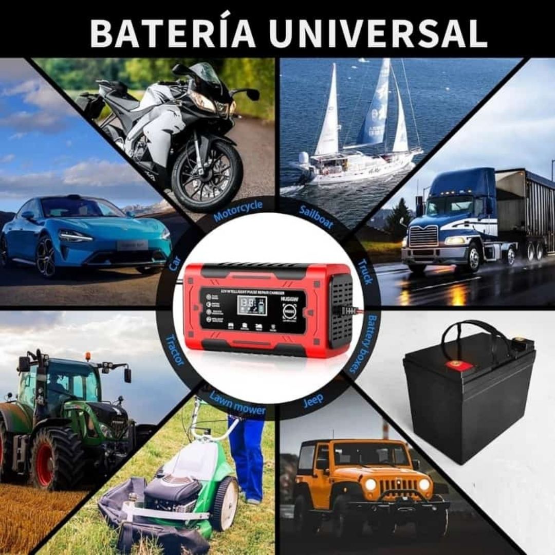 🧲🔋 Cargador Inteligente de Batería TK-300 12V / 6A – Alta Precisión para Autos, Motos y más 🚗⚡