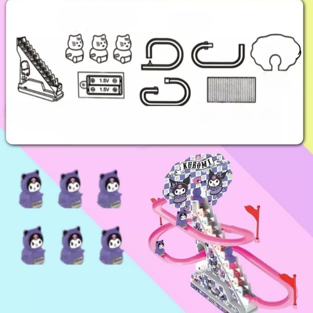 🌟 🌟 Pista Tobogán y Escalera - FunPlay Kuromi™ 🌟 🌟