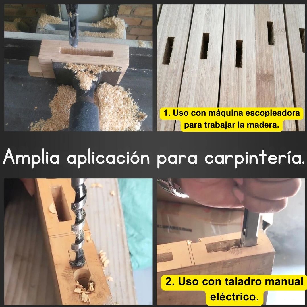 PowerCut Precision™ 🔧✂️ - Brocas Cuadradas de Alta Velocidad