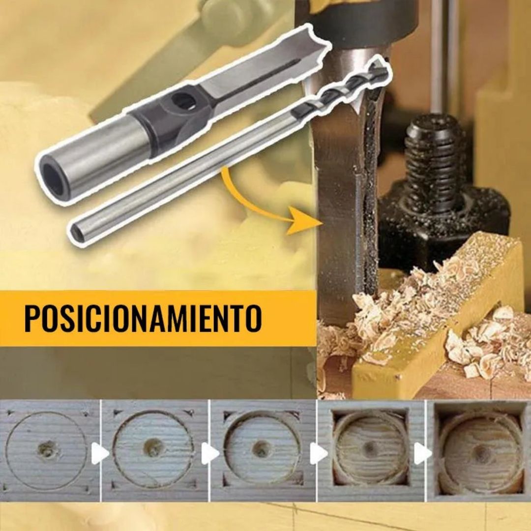 PowerCut Precision™ 🔧✂️ - Brocas Cuadradas de Alta Velocidad