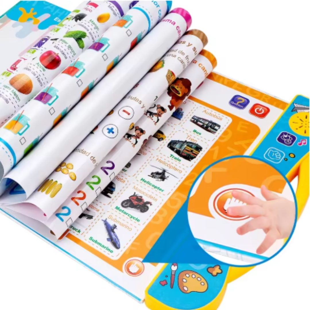 📖 Libro Interactivo Sonoro - Aprende Jugando™ 🎶👦👧
