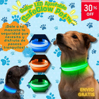 🐶💡 Collar LED Ajustable – SafeGlow Pet™ 🏅✨