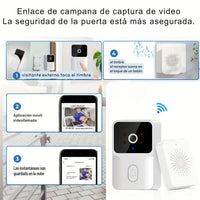 Cámara Timbre Inalámbrico A06130 – Seguridad Inteligente para tu Hogar 📲🔔