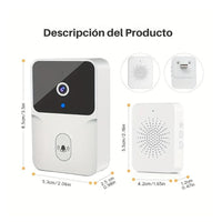Cámara Timbre Inalámbrico A06130 – Seguridad Inteligente para tu Hogar 📲🔔