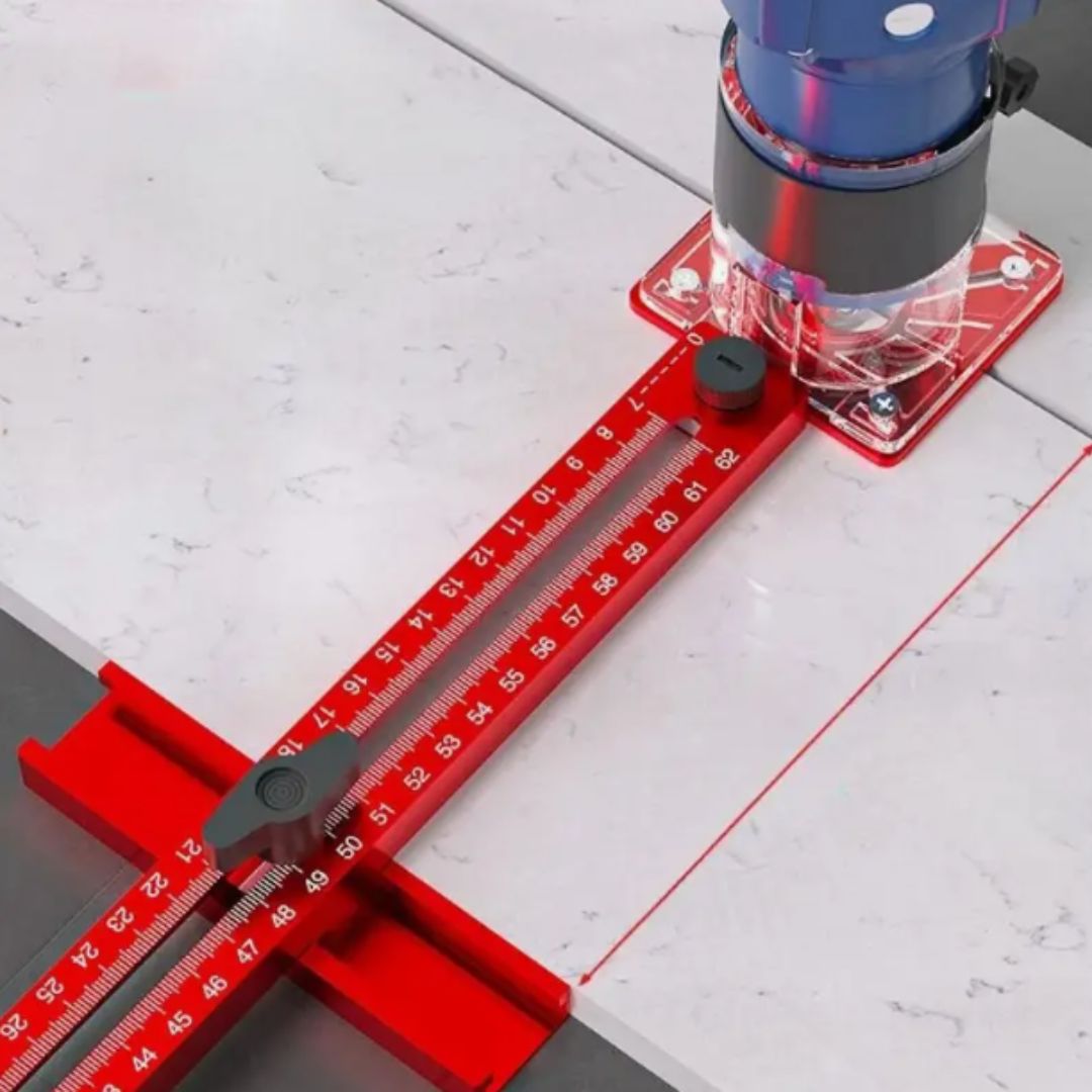 🔧 Plantilla de Corte Circular para Fresadora – WoodPro™ 🏗️✨