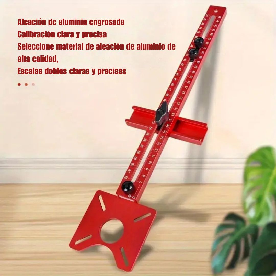 🔧 Plantilla de Corte Circular para Fresadora – WoodPro™ 🏗️✨