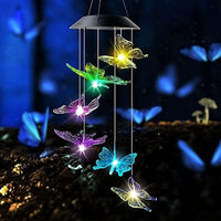 Campanillas Solares Mariposas – GlowCharm™ 🌞🦋