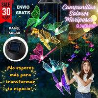 Campanillas Solares Mariposas – GlowCharm™ 🌞🦋