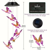 Campanillas Solares Mariposas – GlowCharm™ 🌞🦋