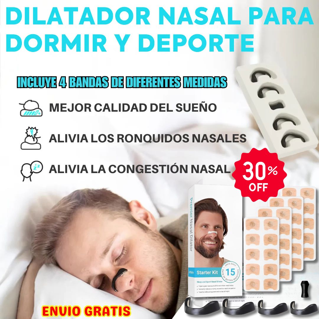 Kit Dilatadores Nasales Magnéticos – Respira Mejor Sin Ronquidos x 15 Pares 😴👃