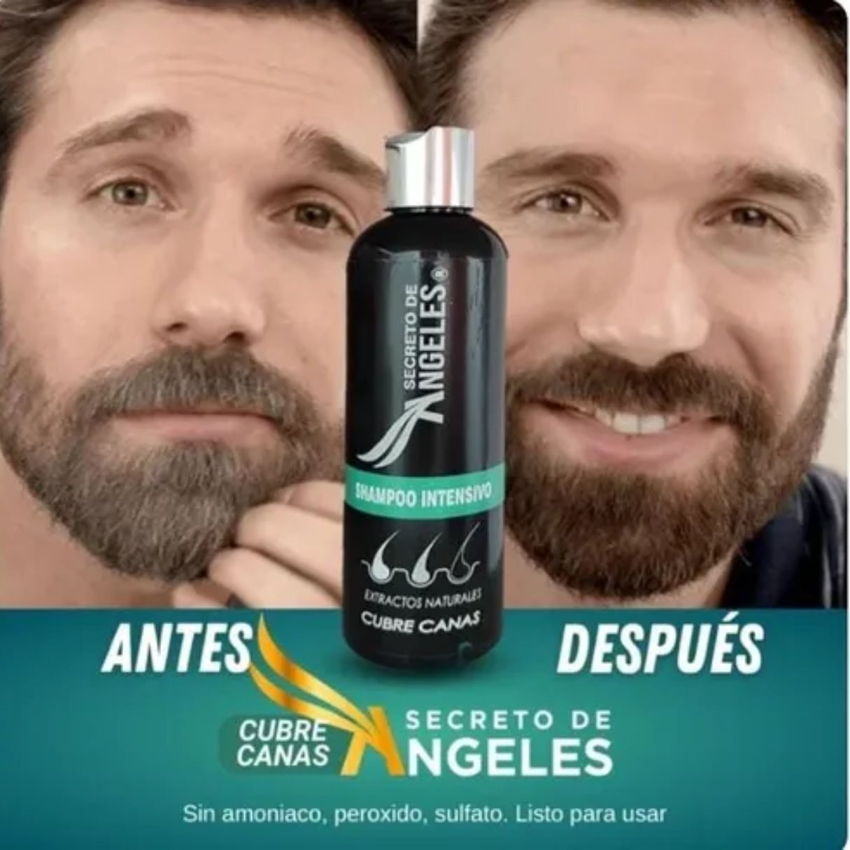 Combo Restaurador Capilar: Shampoo Cubre Canas 200 ml + Pigmento +Splash Resveratrol 🎨🧴