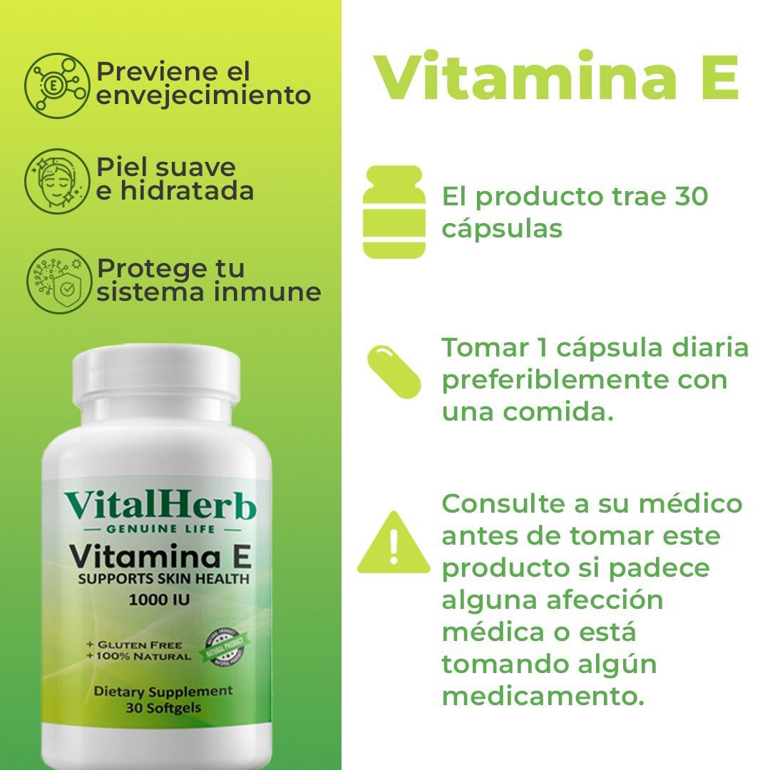 URO™ Probiótico Vaginal + Vitamina E Vital Herb x 60 + 30 cápsulas 🌸✨