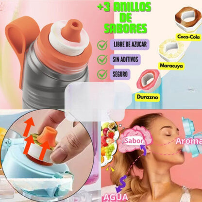 HidraPod 360™ - Botella Inteligente con Aromas 🌸💧