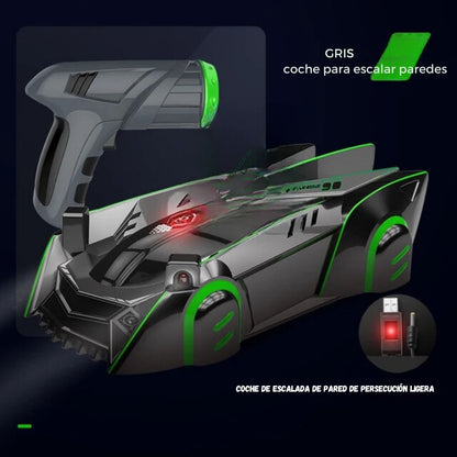 Coche RC Gravitex™ - ¡Escala Paredes y Techos! 🚗✨