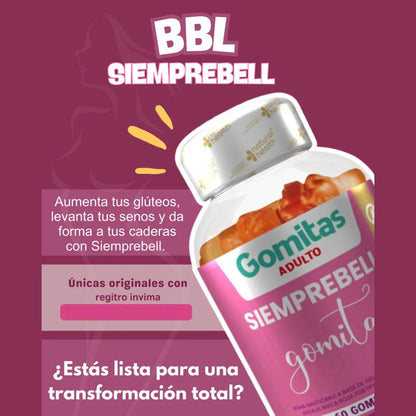 Gomitas Naturales de Aguaje – Bienestar Femenino x 60 unidades 🍑🌿