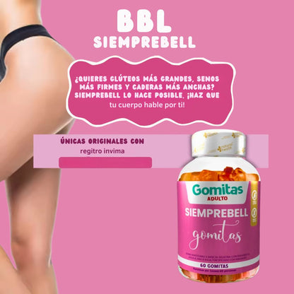 Gomitas Naturales de Aguaje – Bienestar Femenino x 60 unidades 🍑🌿