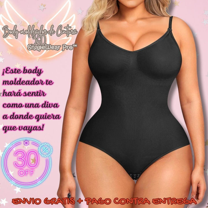 Body Moldeador de Cintura 360° - ShapeWear Pro™ 👗✨