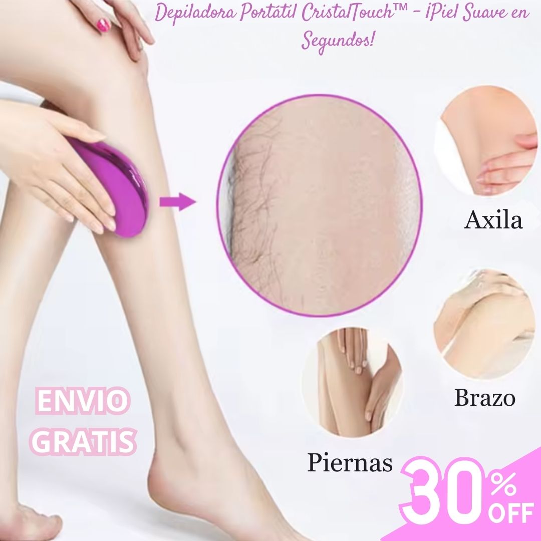 Depiladora Portátil CristalTouch™ – ¡Piel Suave en Segundos! 💖✨