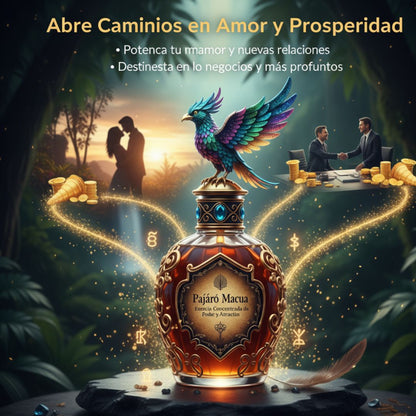 Perfume Pájaro Macua™ – Esencia Mística de Atracción y Energía 🔮