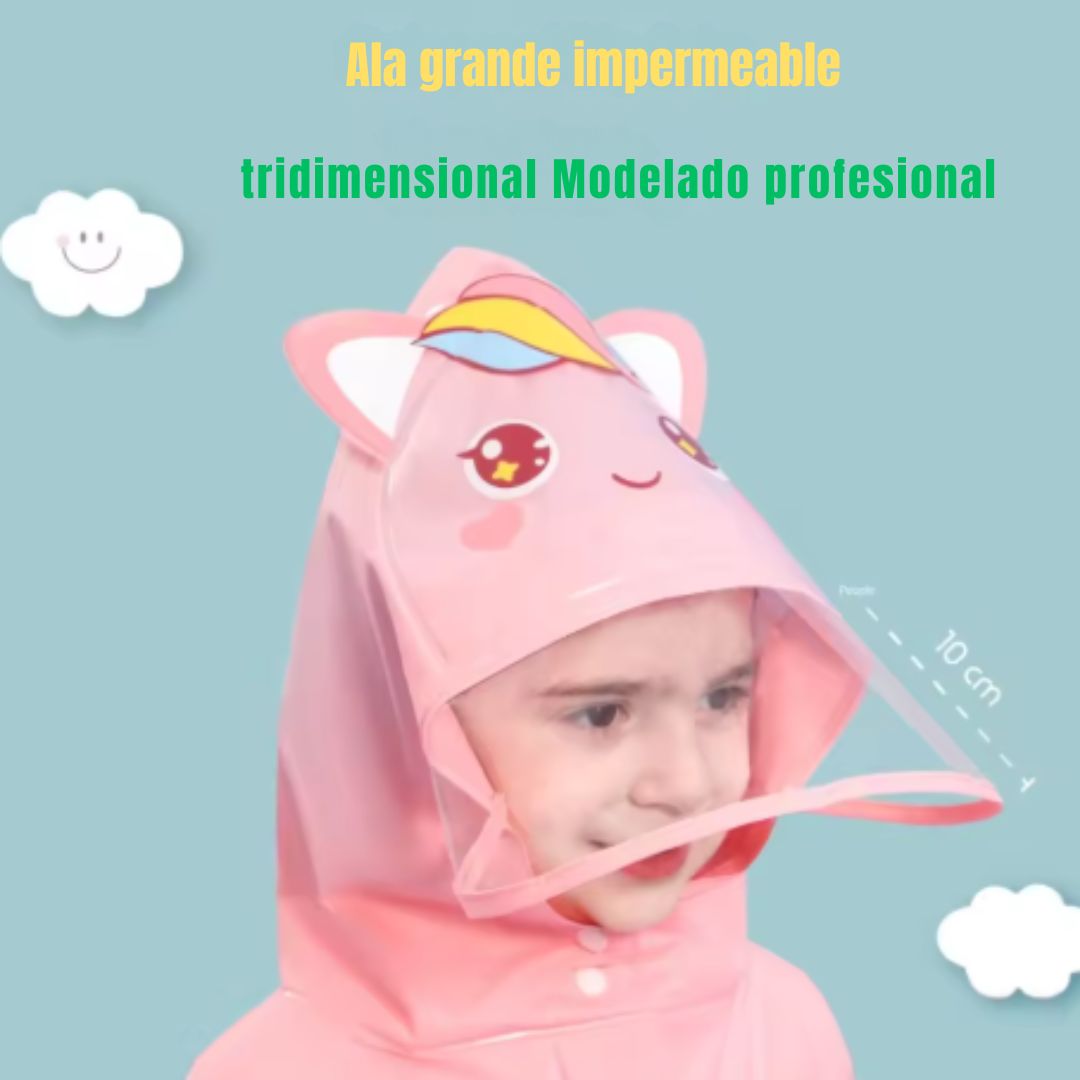 Impermeable Reflectante Infantil RainPro™ 🧥✨