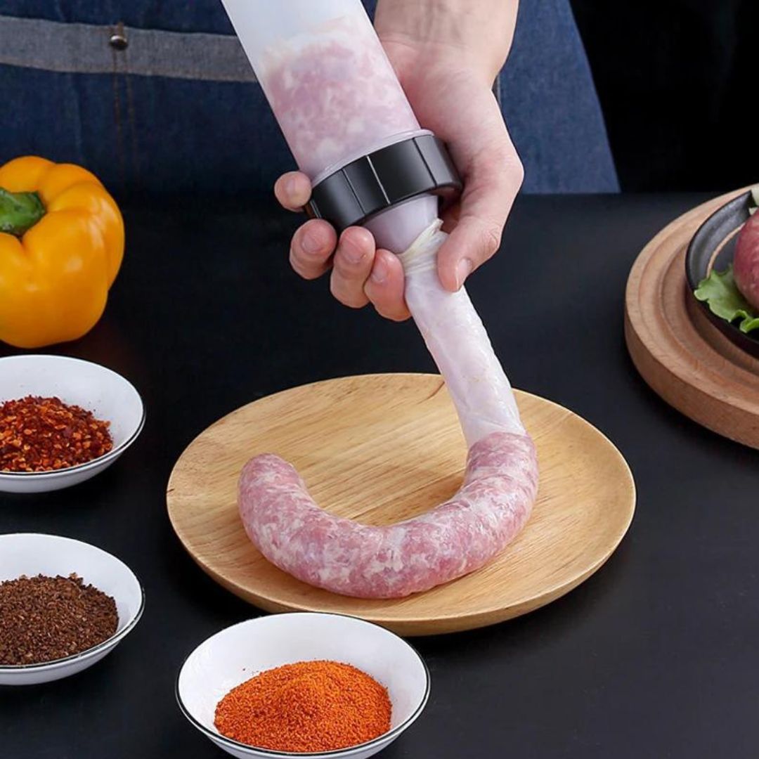 Embutidora de Salchichas 3 en 1 - SazónPerfect™  🍖🌭