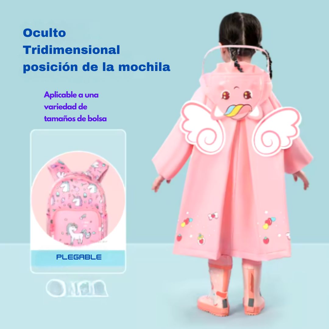 Impermeable Reflectante Infantil RainPro™ 🧥✨