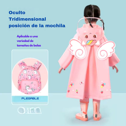 Impermeable Reflectante Infantil RainPro™ 🧥✨